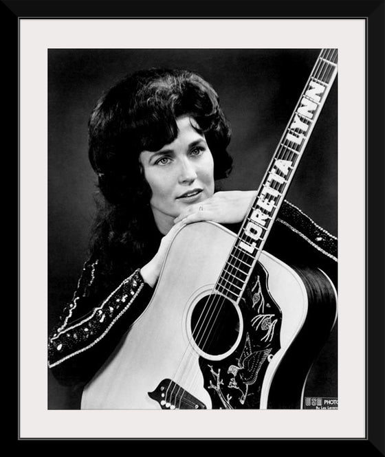 "1965 Promotional Image of Loretta Lynn Les Leverett"