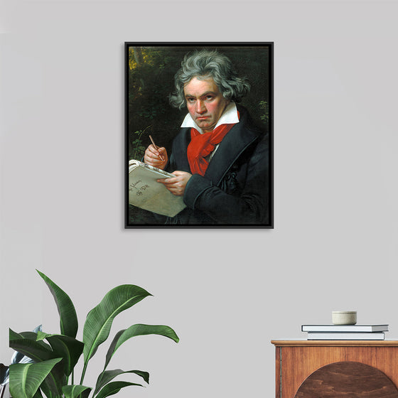 "Portrait of Ludwig van Beethoven", Karl Joseph Stieler