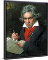 "Portrait of Ludwig van Beethoven", Karl Joseph Stieler