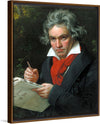 "Portrait of Ludwig van Beethoven", Karl Joseph Stieler