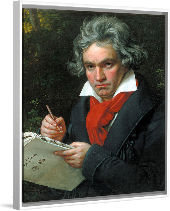 "Portrait of Ludwig van Beethoven", Karl Joseph Stieler