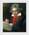 "Portrait of Ludwig van Beethoven", Karl Joseph Stieler