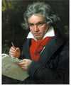 "Portrait of Ludwig van Beethoven", Karl Joseph Stieler