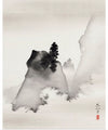 "Mountains (right from the triptych Three Evening Scenes)", Suzuki Kiitsu