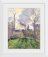 "The Bell Tower of Bazincourt", Camille Pissarro