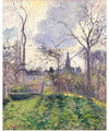 "The Bell Tower of Bazincourt", Camille Pissarro