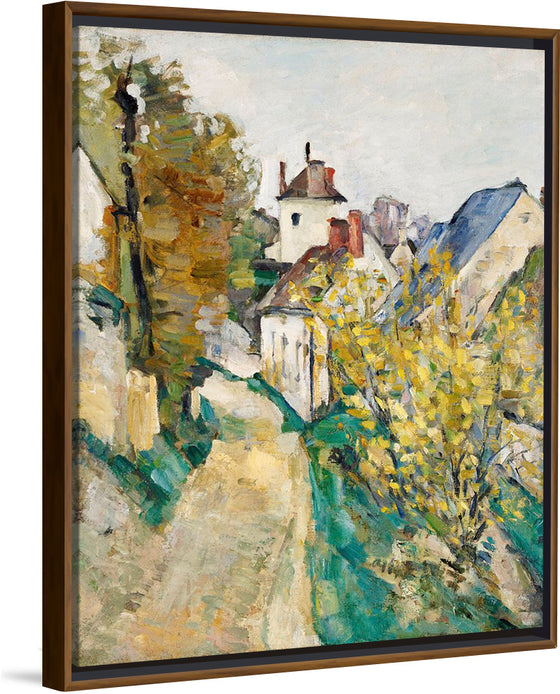 "The House of Dr. Gachet in Auvers-sur-Oise", Paul Cezanne