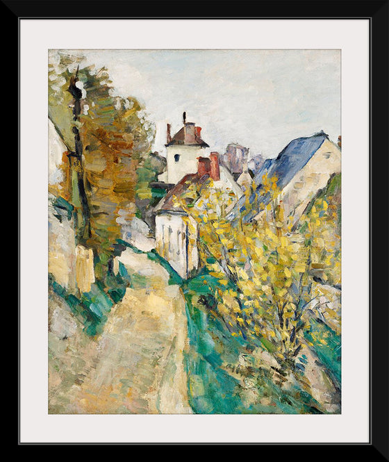 "The House of Dr. Gachet in Auvers-sur-Oise", Paul Cezanne