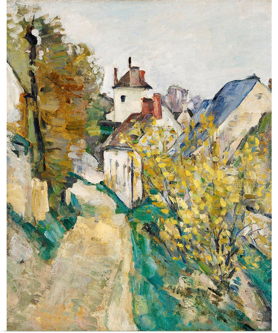 "The House of Dr. Gachet in Auvers-sur-Oise", Paul Cezanne