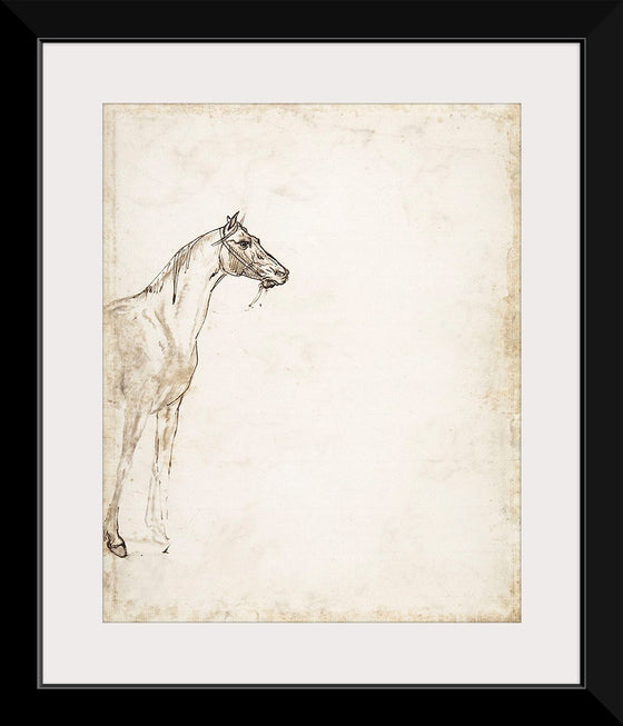 "Study of a Horse", Theodore Gericault