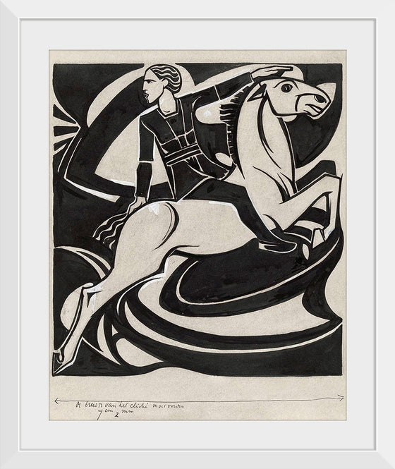 "Man on Horseback", Richard Roland Holst
