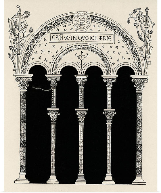 "Ancient Architecture Illustration", Albert Racine