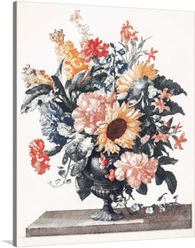  "Stone Vase With Sunflowers and Carnations", Johan Teyler