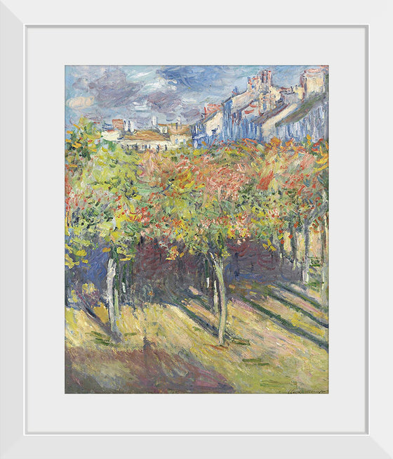 "Le Cours Du 14 Juillet Vu De La Maison", Claude Monet