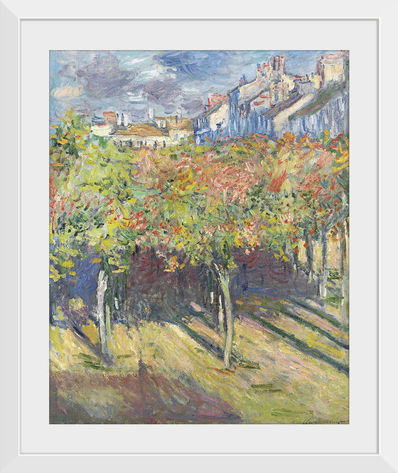 "Le Cours Du 14 Juillet Vu De La Maison", Claude Monet