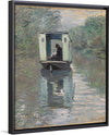 "The Studio Boat (Le Bateau-atelier)", Claude Monet