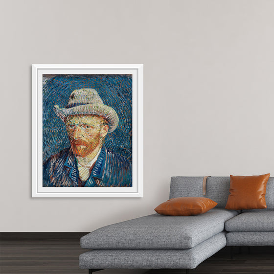 "Self-Portrait with Grey Felt Hat", Vincent van Gogh