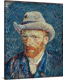  Vincent van Gogh's Self-Portrait with Grey Felt Hat is a stunning and enigmatic portrait that captures the artist at a time of great transition and experimentation. Painted in 1887 while van Gogh was living in Paris, the portrait reveals his growing fascination with the pointillist technique and his bold new use of color.