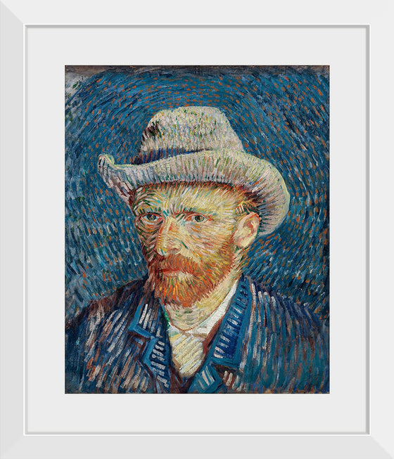 "Self-Portrait with Grey Felt Hat", Vincent van Gogh