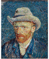 "Self-Portrait with Grey Felt Hat", Vincent van Gogh