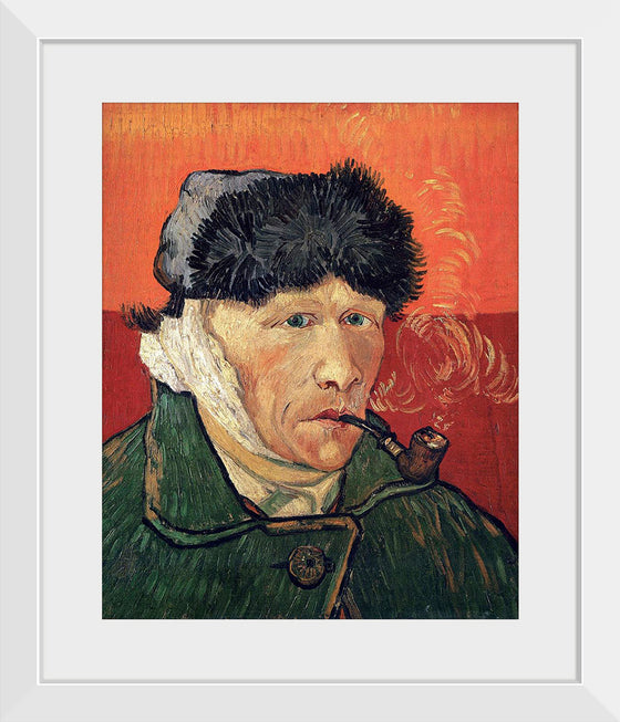 "Self-Portrait with Bandaged Ear and Pipe", Vincent van Gogh
