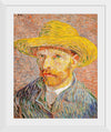 "Self-Portrait with a Straw Hat", Vincent van Gogh