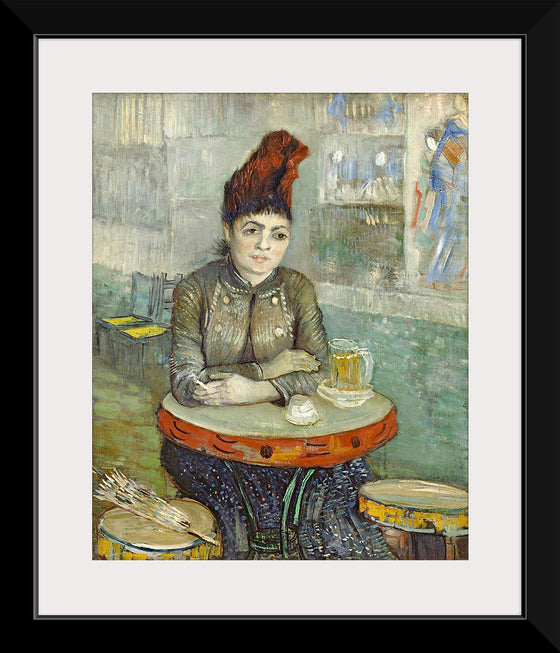 "Agostina Segatori Sitting in the Cafe du Tambourin", Vincent van Gogh