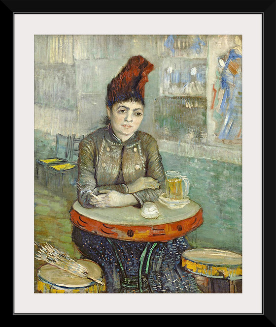 "Agostina Segatori Sitting in the Cafe du Tambourin", Vincent van Gogh