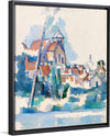 "Church at Montigny-sur-Loing (L'Église de Montigny-sur-Loing)",  Paul Cezanne