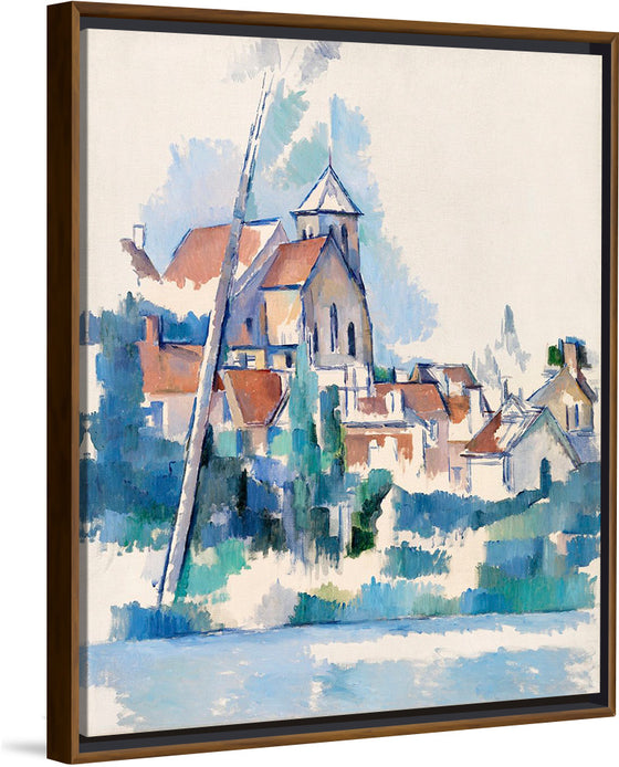 "Church at Montigny-sur-Loing (L'Église de Montigny-sur-Loing)",  Paul Cezanne