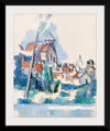 "Church at Montigny-sur-Loing (L'Église de Montigny-sur-Loing)",  Paul Cezanne