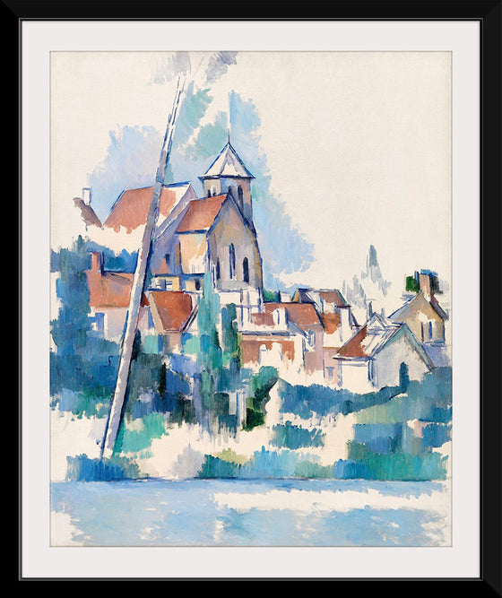 "Church at Montigny-sur-Loing (L'Église de Montigny-sur-Loing)",  Paul Cezanne