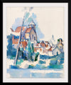 "Church at Montigny-sur-Loing (L'Église de Montigny-sur-Loing)",  Paul Cezanne