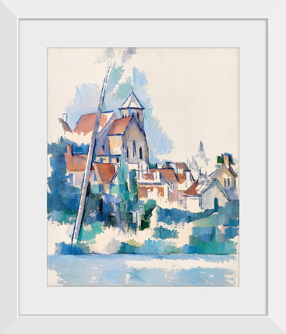 "Church at Montigny-sur-Loing (L'Église de Montigny-sur-Loing)",  Paul Cezanne