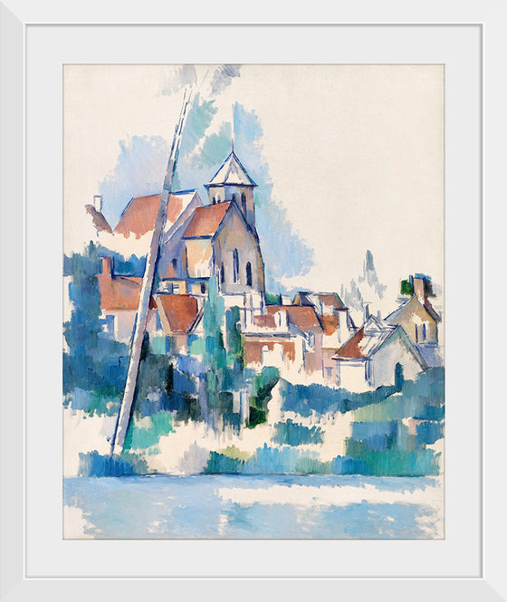 "Church at Montigny-sur-Loing (L'Église de Montigny-sur-Loing)",  Paul Cezanne