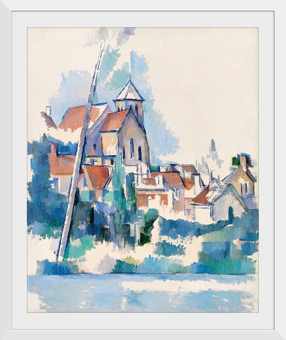 "Church at Montigny-sur-Loing (L'Église de Montigny-sur-Loing)",  Paul Cezanne