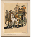 "Four Men on Horse-drawn Carriage", Edward Penfield