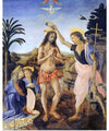"Baptism of Christ", Leonardo da Vinci