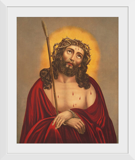 "Jesus Christ with crown of thorns"