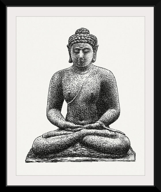 "Buddha on the Borobudur", Leo Gestel