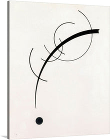  Wassily Kandinsky's Curve to the Point: Accompanying Sound of Geometric Curves is a 1925 ink on paper drawing that is a stunning and evocative work of art. The drawing depicts a series of geometric curves and shapes that are arranged in a dynamic and harmonious composition.