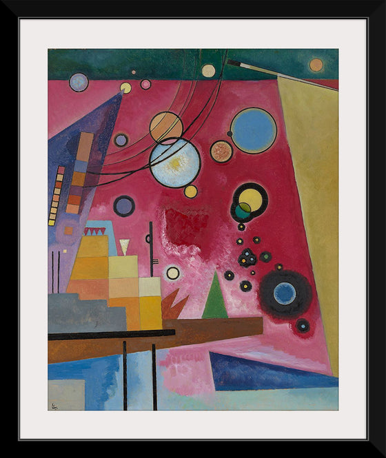 "Schweres Rot, 1924",  Wassily Kandinsky