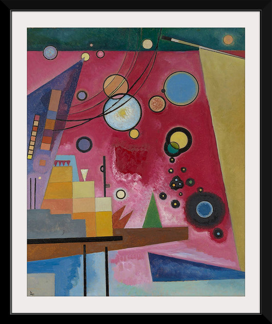 "Schweres Rot, 1924",  Wassily Kandinsky