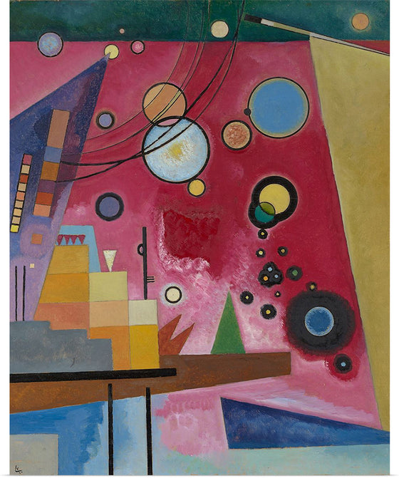 "Schweres Rot, 1924",  Wassily Kandinsky