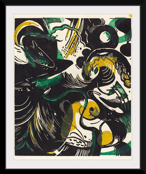 "Genesis II (Schopfungsgeschichte II)", Franz Marc