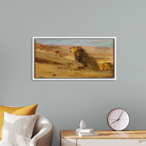"Lions in the Desert", Henry Ossawa Tanner