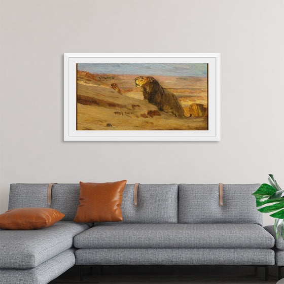 "Lions in the Desert", Henry Ossawa Tanner