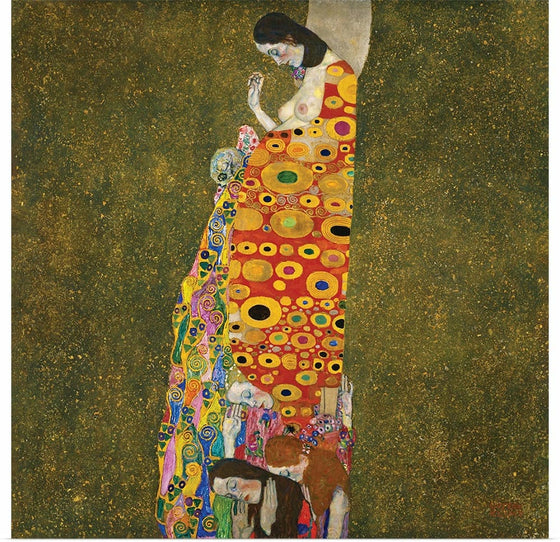 "Hope, II( 1907-1908)", Gustav Klimt