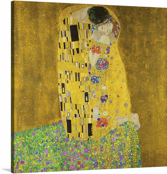 "Der Kuss (Liebespaar)(1907)", Gustav Klimt