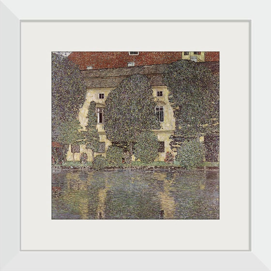 "Castle Kammer at Attersee III (Schloss Kammer am Attersee III)(1910)", Gustav Klimt